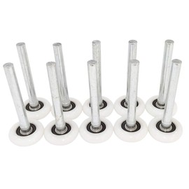 FKG 2" Inch Nylon Garage Door Roller 6200ZZ Shield Bearing, 4" inch Stem, Set of 10