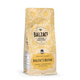 Balzac’s Coffee Roasters - Balzac’s Blend | 100% Arabica Whole Bean Coffee | Marble Roast (Dark) | Bold, Rounded, and Generous – A Gutsy Cup | 340G, 12OZ. (Pack of 1)