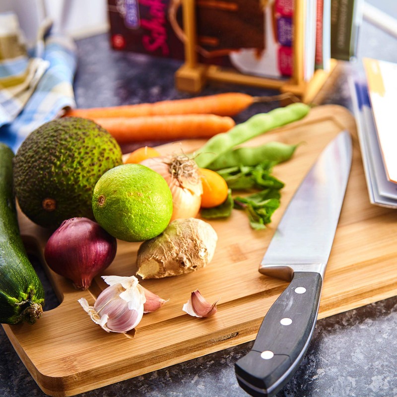 bambuswald© Ecological Chopping Board, Cutting Mat, 100% Bamboo, 4 Sizes,