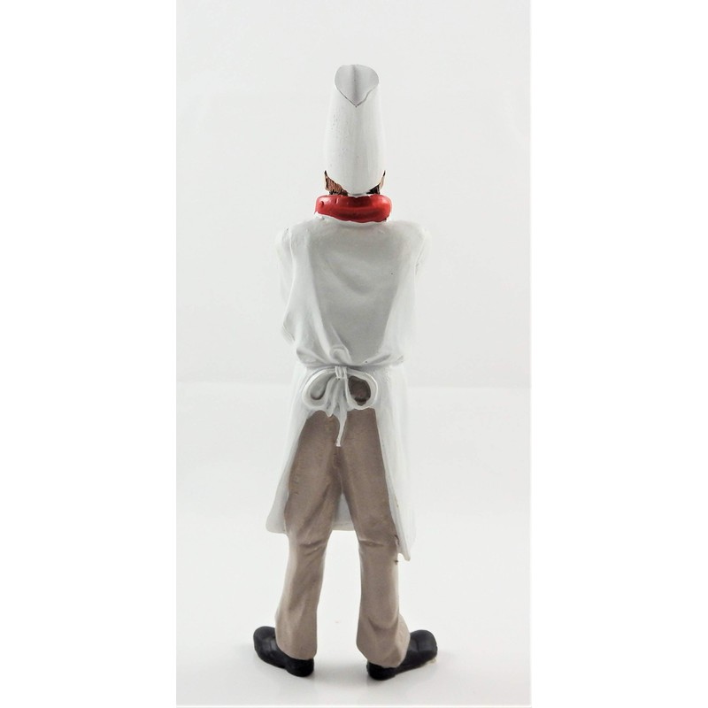 Melody Jane Dolls House Chef in Whites & Red Neckerchief