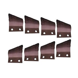 4LH + 4RH Carbide Trencher Cup Teeth, fits Trenching Chains with 2" Pitch- 135924, 135925.