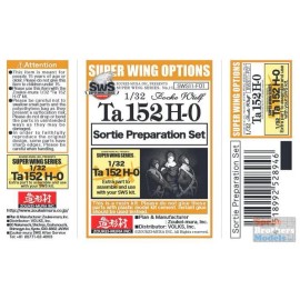 Zoukei-Mura ZKMA28946 1:32 Zoukei-Mura Sortie Preparation Figure Set for Ta152H-0