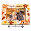 HandEasy Hello Fall Picture Frame 4×6, Maple Leaves Theme Decorations