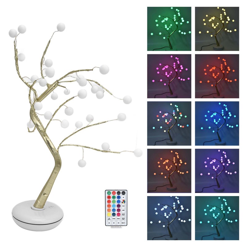 Tree Lamp 36leds USB Powered Or Battery Powered Remote Control