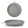 Homienly Deep Dinner Plates Set of 8 Alternative for Plastic