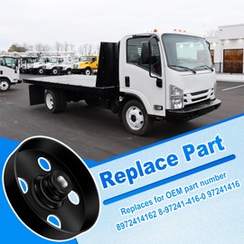 Foifatt 8972414162 Vacuum Pump Pulley Compatible with Isuzu NPR HD Gas V8 L96 LQ4 LY6 L31 L05 1995-2007, Replaces for 8-97241-416-0 97241416