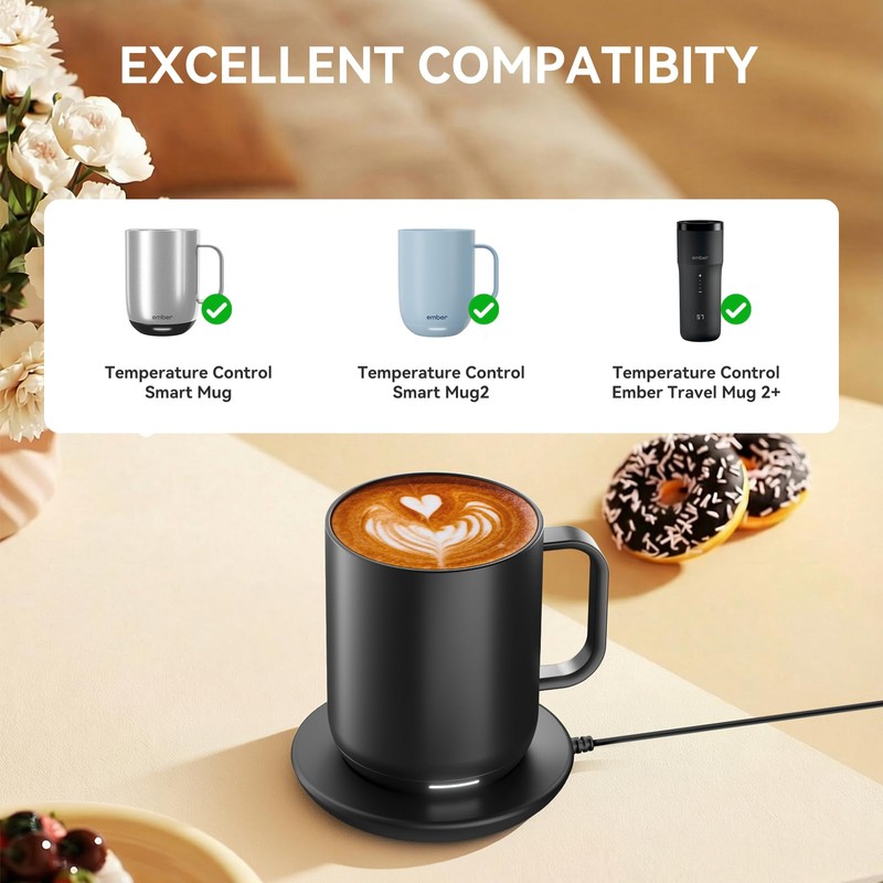 FEFAIA Charging Coaster 2 Compatible with Temperature Control Smart Mug