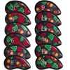 Golf Iron Head Covers Numbers Synthetic Leather Headcover Deluxe Value