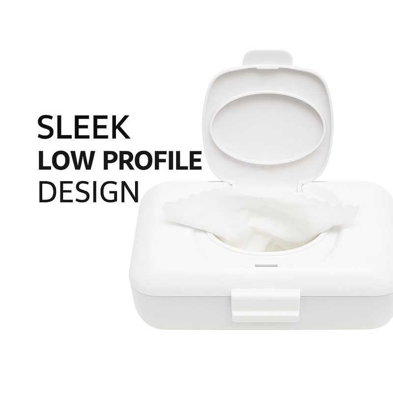 Loo Discreet Flushable Wipes Dispenser with No-Drill Suction Mount -