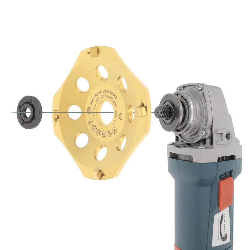 PRODIAMANT PKD Diamond Cup Wheel 125 mm x 22.2 mm