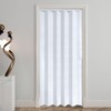 DIYHD 36x80in White Accordion Folding Closet Door, Include Door and