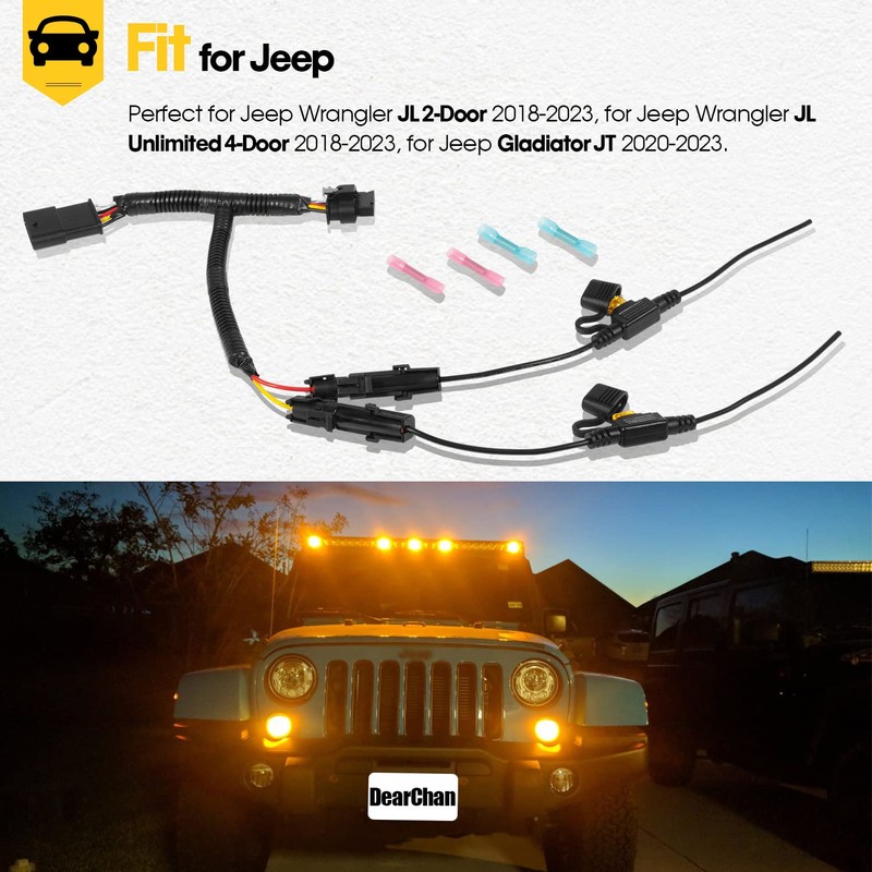 Upgraded 97109-0925 Daytime Running Light DRL Adapter Wiring Harness Fits