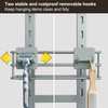 Orimade Adjustable Anti-slip Shower Caddy Overhead, Rustproof Hanging Shower Organizer