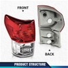 PIT66 Left Driver Side Tail Light Assembly Compatible with Toyota