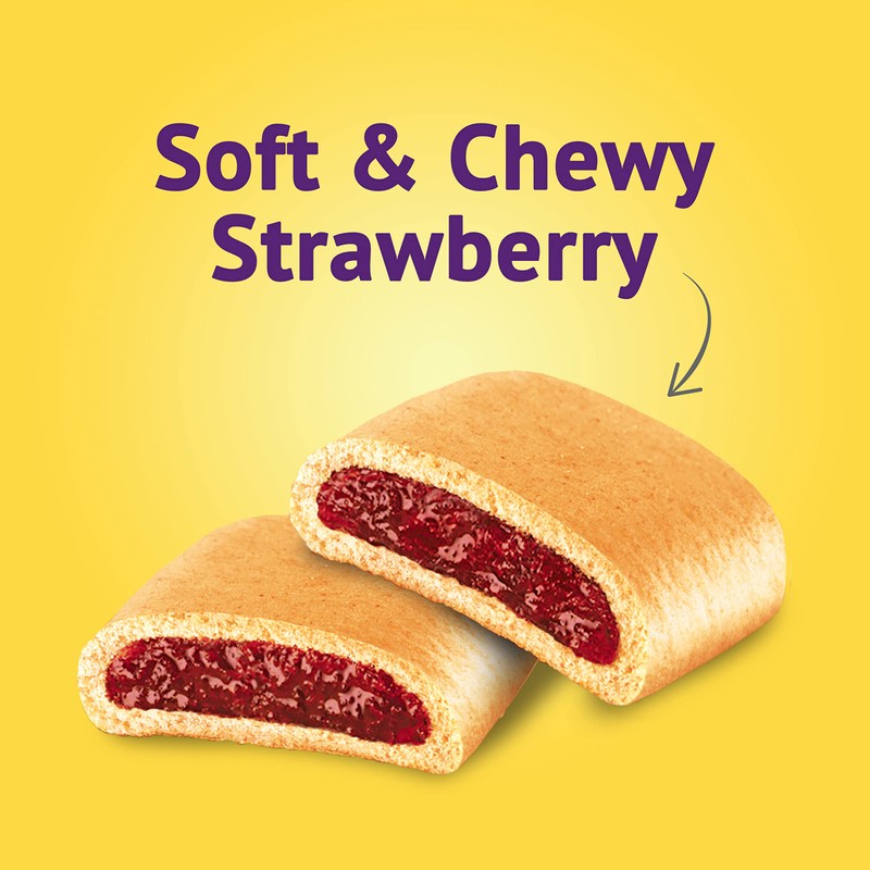 Newtons Soft & Fruit Chewy Strawberry Cookies, (Strawberry Bars), 12