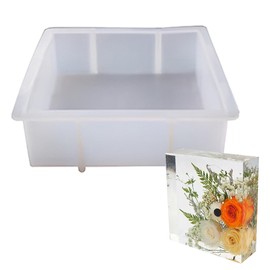 New Large Crystal Epoxy Resin Mold Geometry Cube Specimen Love Heart Round Mould-Large Crystal Clear Geometry Patterns