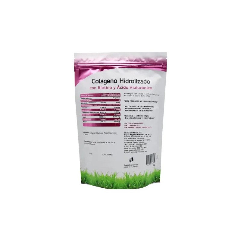 Colágeno Hidrolizadobiotinaacido H Crece. Cabello Y Uñas