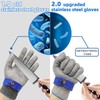 MAFORES Level 9 Cut Resistant Glove Stainless Steel Mesh Metal