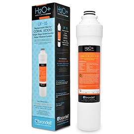 Brondell UF-15 Single-Stage Carbon Block Water Filter Replacement for Coral Under Sink Filtration System, Lasts 6 Months