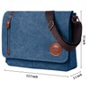 Bolsa de mensajero de lona clásico para hombres y mujeres,