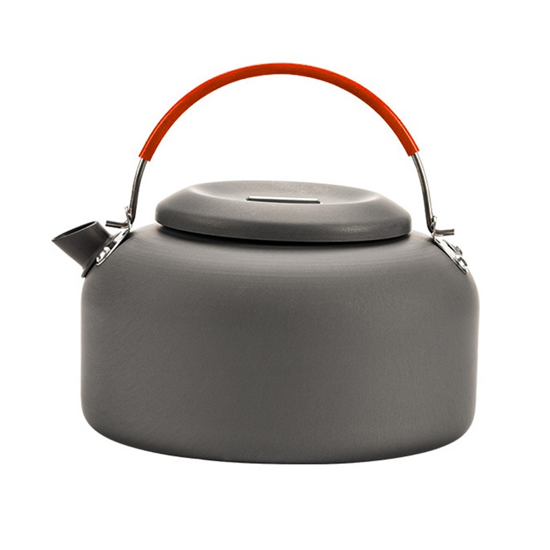 0.8L/1.4L Outdoor Lightweight Aluminum Teapot Kettle Coffee Pot for Camping