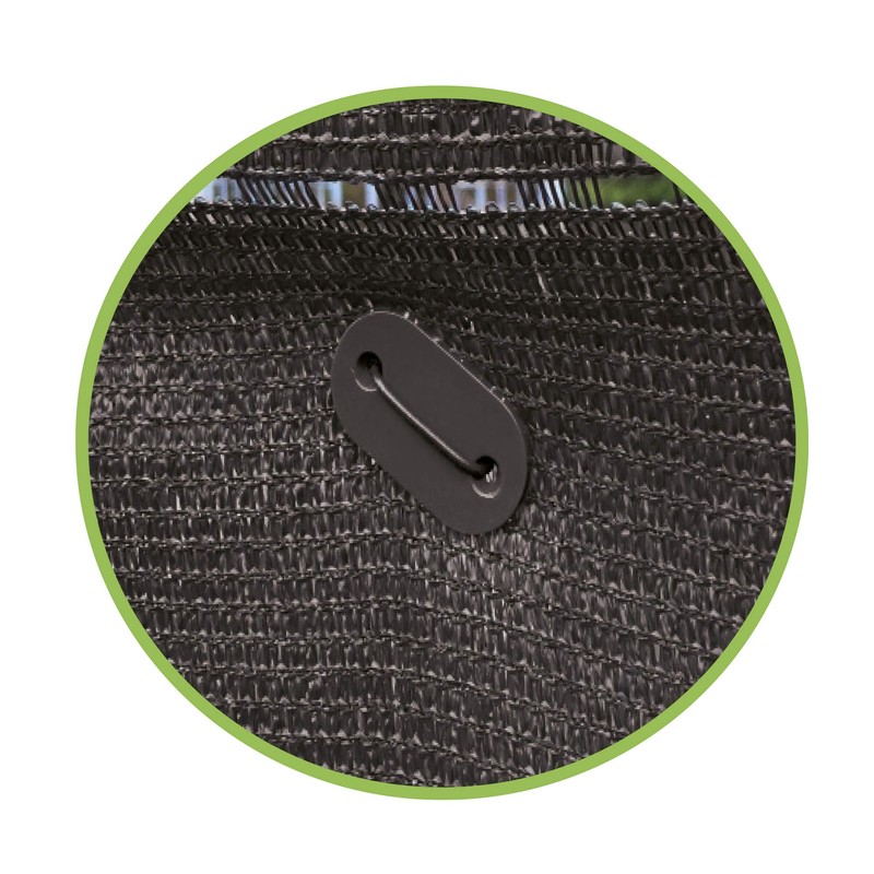 Ribimex PRBVT30GR Fixing Kit for Privacy Screen Shade with Wire