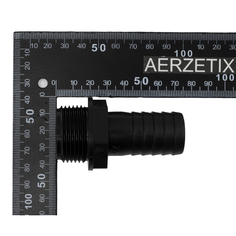AERZETIX - C63625 Set of 2 Male Hose Connection Straight
