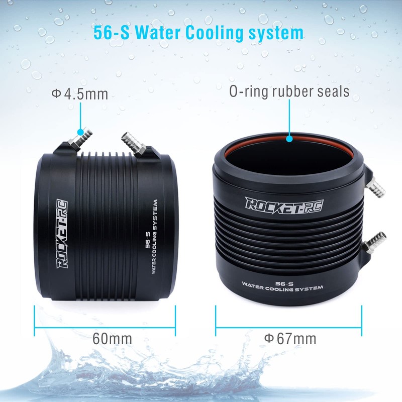 Surpass Hobby 5692 980 KV Brushless Motor 4Pole Shaft 8mm