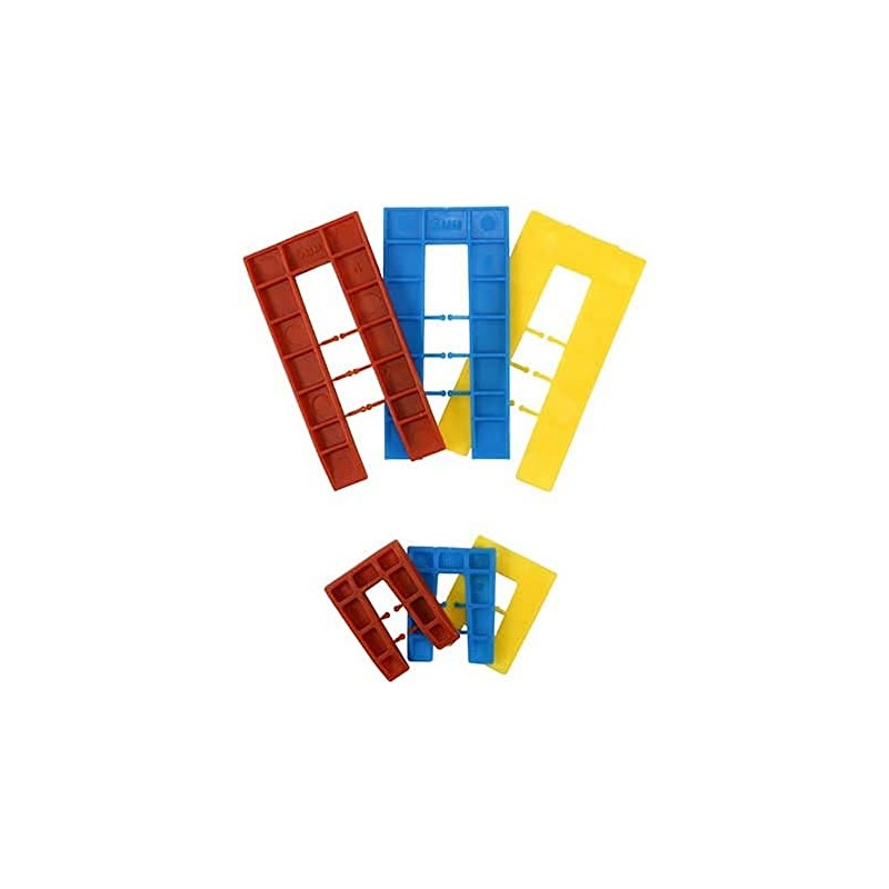 TIMCO Assorted Shims - Assorted Colours - Colourful spacers, shims,
