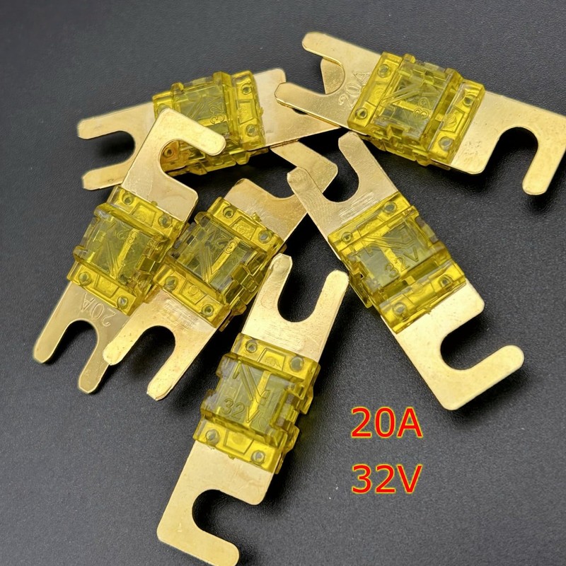 JZK Pack of 6 20A Mini ANL Fuses for Automotive