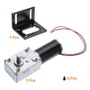 sourcing map DC 12V High Torque Turbine Worm Geared Motor