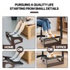 XINGMIAOWJ Ergonomic Foot Rest, 4 Adjustable Height Foot Stool,Footrest Under