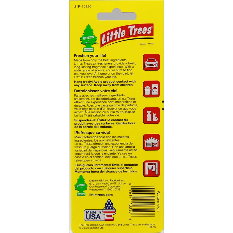 LITTLE TREES Car Air Freshener | Hanging Paper Tree for