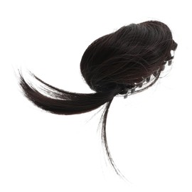 FRCOLOR Bun Hair Piece Claw Clip for Women Fake Bun Hair Clip Bow Volume Enhancer Comfort Fit Daily Party Wedding Accessory