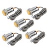 5Pcs Metal Inductive Switch Proximity Limit Sensor NPN 3‑Wire Normally