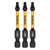 DEWALT FLEXTORQ Torx T15 Bits 3Pk, 1/4 x 2-1/4in for