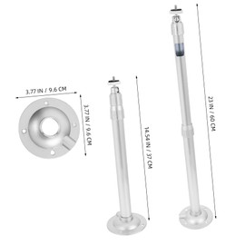 KONTONTY Adjustable Aluminum Alloy Camera Mount Extendable Ceiling Projector Wall Bracket for Use Versatile and Easy to Install