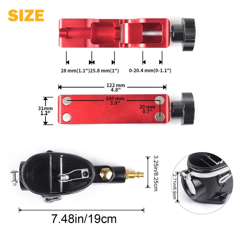 CNRAQR Spark Plug Gap Tool & Pneumatic Spark Plug Cleaner