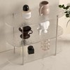 Desktop Clear Shelf Acrylic Multi Layer Modern Simple Transparent Rack