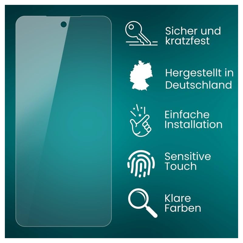 atFoliX Screen Protector Compatible with Motorola Moto G75 Film, Ultra