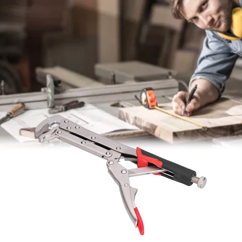 Extended Locking Pliers Woodworking Pliers Extra Long Curved Jaw Grip