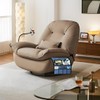 Ntomtuex PU Leather Remote Control Holder for Sofa Armrest Organizer