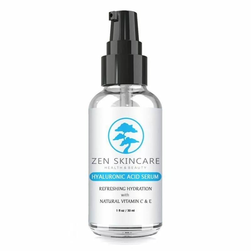 Zen Skin Care Anti-Aging Hyaluronic Acid Serum with Vitamin C