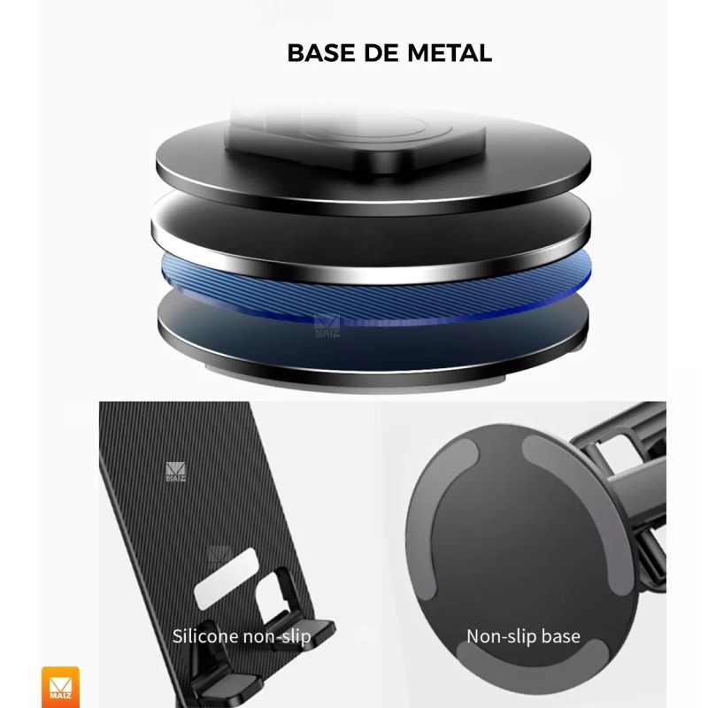Maíz Soporte Base Porta Sujetador Celular Escritorio Universal