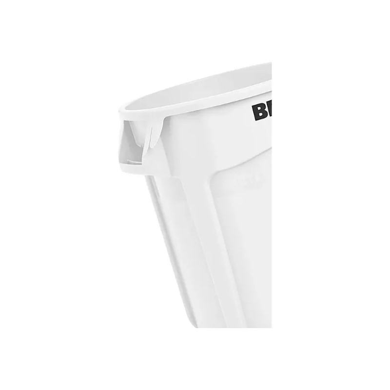 Rubbermaid Contenedor Redondo Brute 75.7 Litros Con Tapa