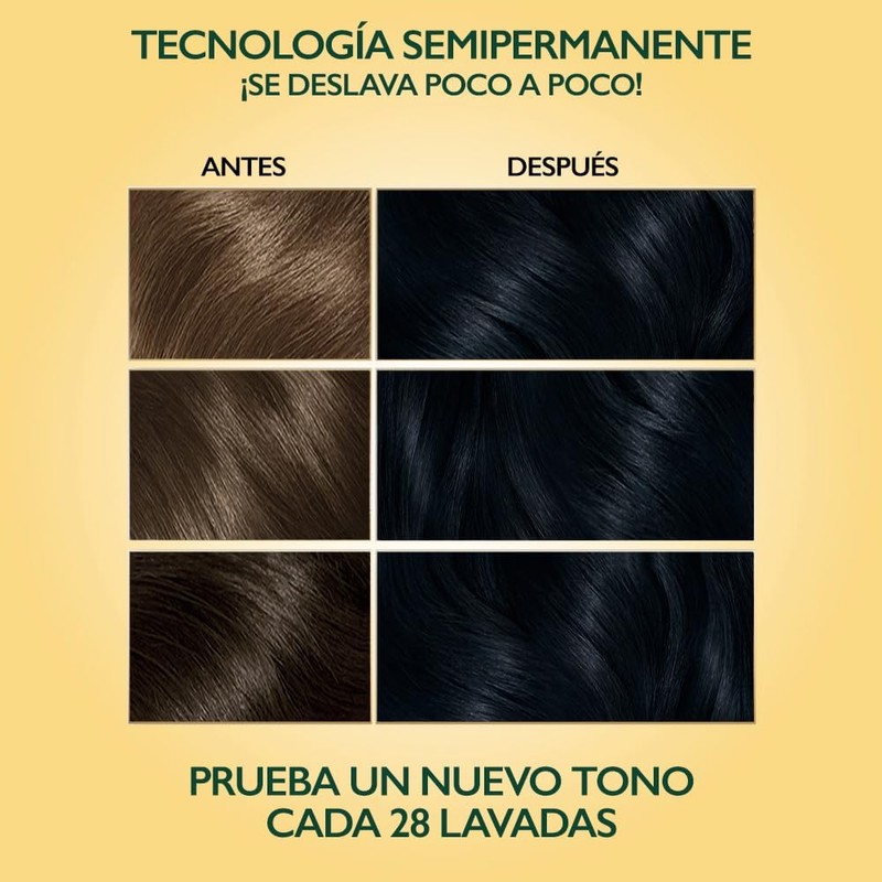 Soft Color Tinte Semi Permanente 28 Negro Azulado