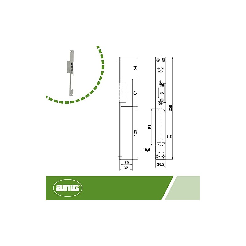 Amig - Electric Door Opener | Mod.41 | 250 x