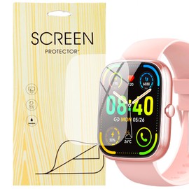 PDSSDM [6 Screen Protectors] Soft Protection Screen Protectors Compatible with Smartwatch Taopodo Smartwatch Men Women 1.91 Inch T60