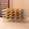 Set of 2 Cooling Racks with Folding Legs，for Cooking, Roasting,