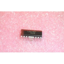 SANYO DENKI LA4183 "Original" SANYO 12P DIP IC with Heat Sink